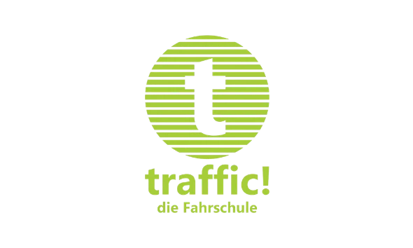 Das Bild zeigt das Logo Fahrschule Traffic